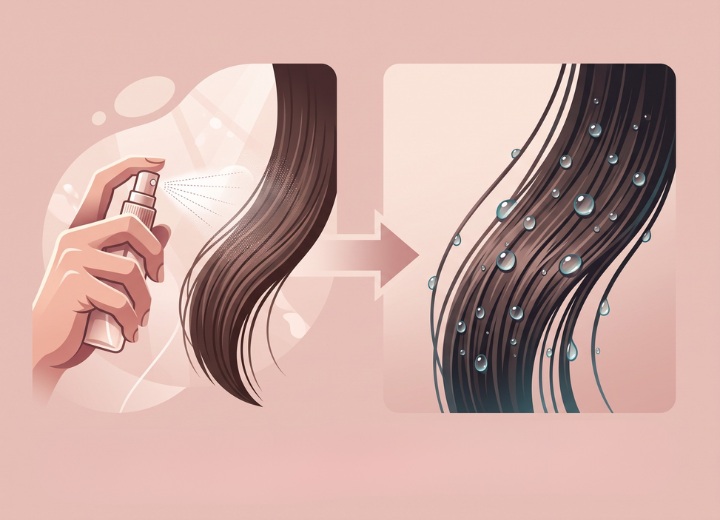 Test per capelli danneggiati - Test dello spruzzino per la porosità